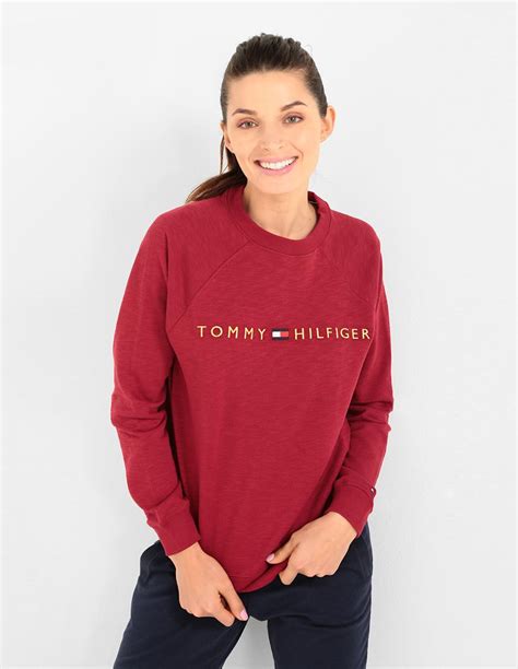 sueter rojo tommy hilfiger mujer